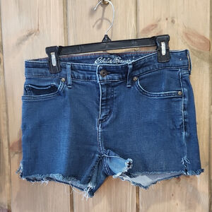 Eddie Bauer Women's Blue Denim Shorts